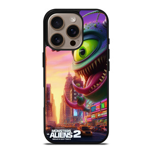 MONSTER VS ALIENS FUNNY CARTOON iPhone 16 Pro Case MONSTER VS ALIENS FUNNY CARTOON iPhone 16 Pro Case