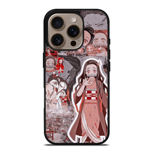 NEZUKO KAMADO DEMON SLAYER COLLAGE iPhone 16 Pro Case NEZUKO KAMADO DEMON SLAYER COLLAGE iPhone 16 Pro Case