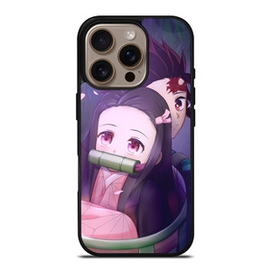 NEZUKO TANJIRO DEMON SLAYER iPhone 16 Pro Case NEZUKO TANJIRO DEMON SLAYER iPhone 16 Pro Case