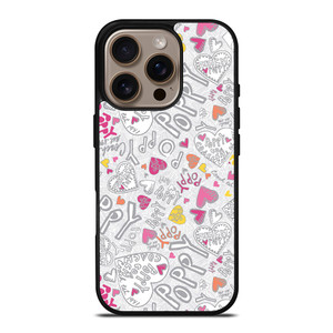 PINK COACH PATTERN LOGO iPhone 16 Pro Case