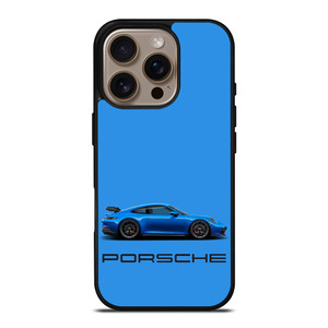 PORSCHE CAR BLUE iPhone 16 Pro Case PORSCHE CAR BLUE iPhone 16 Pro Case