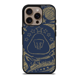 PUMAS UNAM ART LOGO iPhone 16 Pro Case