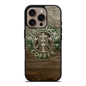 STARBUCKS COFFEE LOGO WOODEN iPhone 16 Pro Case STARBUCKS COFFEE LOGO WOODEN iPhone 16 Pro Case