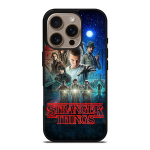 STRANGER THINGS CHARACTERS MOVIE iPhone 16 Pro Case