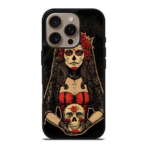 SUGAR SKULL GIRL 2 iPhone 16 Pro Case