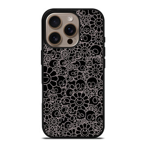 TAKASHI MURAKAMI BLACK SKULL iPhone 16 Pro Case