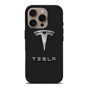 TESLA CAR LOGO iPhone 16 Pro Case