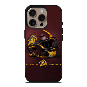 WASHINGTON COMMANDERS HELMET iPhone 16 Pro Case WASHINGTON COMMANDERS HELMET iPhone 16 Pro Case