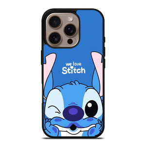 WE LOVE STITCH iPhone 16 Pro Case