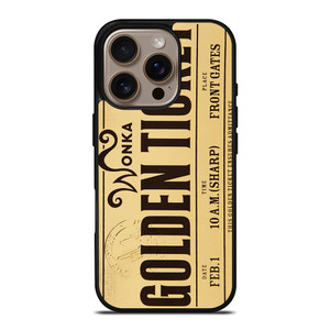 WILLY WONKA GOLDEN TICKET CHOCOLATE BAR iPhone 16 Pro Case
