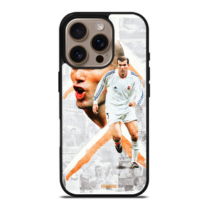 ZINEDINE ZIDANE LEGEND REAL MADRID iPhone 16 Pro Case