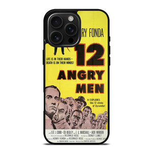 12 ANGRY MEN OLD POSTER iPhone 16 Pro Max Case
