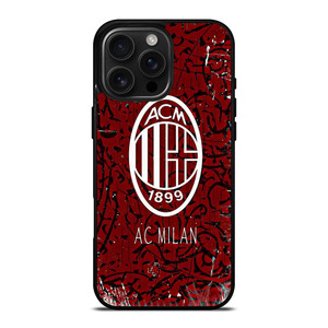 AC MILAN FOOTBALL CLUB LOGO iPhone 16 Pro Max Case AC MILAN FOOTBALL CLUB LOGO iPhone 16 Pro Max Case