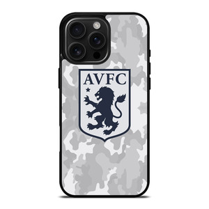 ASTON VILLA FC LOGO CAMO iPhone 16 Pro Max Case