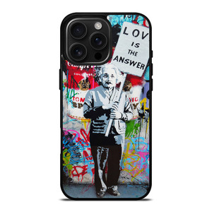 BANKSY EINSTEIN iPhone 16 Pro Max Case