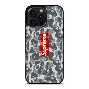 BAPE CAMO SUPREME 2 iPhone 16 Pro Max Case