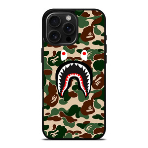 BAPE SHARK FACE CAMO iPhone 16 Pro Max Case
