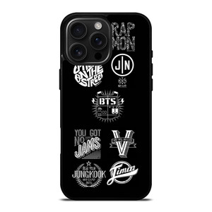 BTS BANGTAN BOYS KPOP LOGO iPhone 16 Pro Max Case