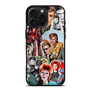 DAVID BOWIE COLLAGE iPhone 16 Pro Max Case DAVID BOWIE COLLAGE iPhone 16 Pro Max Case