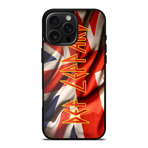 DEF LEPPARD LOGO iPhone 16 Pro Max Case DEF LEPPARD LOGO iPhone 16 Pro Max Case