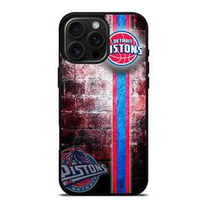 DETROIT PISTONS LOGO iPhone 16 Pro Max Case