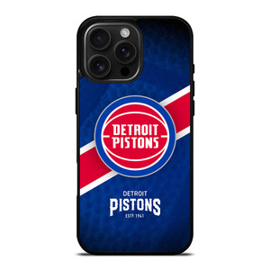 DETROIT PISTONS NBA 2 iPhone 16 Pro Max Case DETROIT PISTONS NBA 2 iPhone 16 Pro Max Case