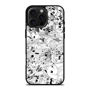 DIGIMON BLACK WHITE iPhone 16 Pro Max Case DIGIMON BLACK WHITE iPhone 16 Pro Max Case