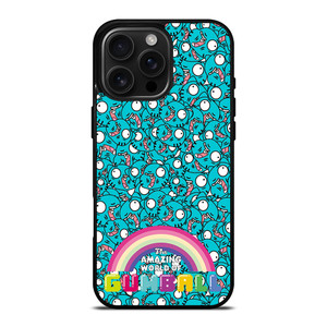 GUMBALL AMAZING WOLRD PATTERN iPhone 16 Pro Max Case