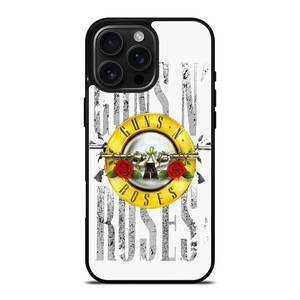 GUN AND ROSES LOGO 3 iPhone 16 Pro Max Case GUN AND ROSES LOGO 3 iPhone 16 Pro Max Case