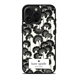 JAPANESE BLACK FLORAL KADE SPADE iPhone 16 Pro Max Case JAPANESE BLACK FLORAL KADE SPADE iPhone 16 Pro Max Case