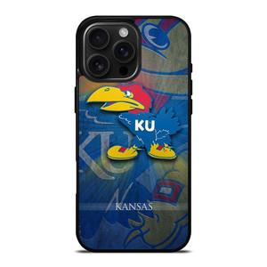 KANSAS JAYHAWKS LOGO iPhone 16 Pro Max Case