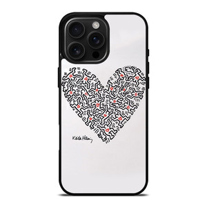 KEITH HARING LOVE iPhone 16 Pro Max Case
