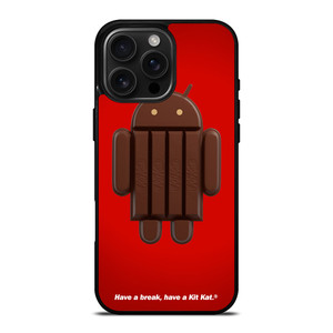 KITKAT ANDROID iPhone 16 Pro Max Case KITKAT ANDROID iPhone 16 Pro Max Case