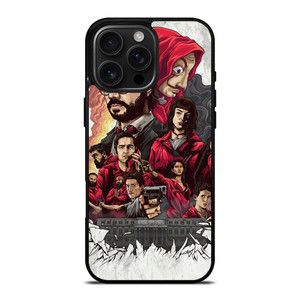 LA CASA DE PAPEL MONEY HEIST iPhone 16 Pro Max Case LA CASA DE PAPEL MONEY HEIST iPhone 16 Pro Max Case