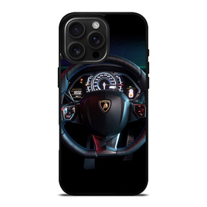 LAMBORGHINI STEERING WHEEL 3 iPhone 16 Pro Max Case LAMBORGHINI STEERING WHEEL 3 iPhone 16 Pro Max Case