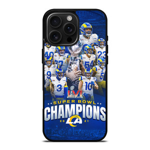 LOS ANGELES RAMS CHAMPIONS iPhone 16 Pro Max Case