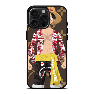 LUFFY ONE PIECE HYPEBEAST iPhone 16 Pro Max Case LUFFY ONE PIECE HYPEBEAST iPhone 16 Pro Max Case