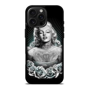 MARILYN MONROE WITH TATTOO iPhone 16 Pro Max Case MARILYN MONROE WITH TATTOO iPhone 16 Pro Max Case