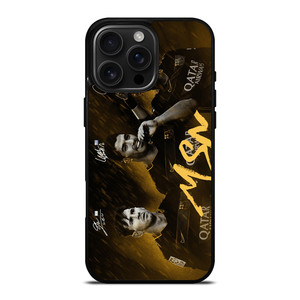 MESSI SUAREZ NEYMAR MSN BARCELONA iPhone 16 Pro Max Case