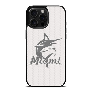 MIAMI MARLINS MLB LOGO 2 iPhone 16 Pro Max Case MIAMI MARLINS MLB LOGO 2 iPhone 16 Pro Max Case