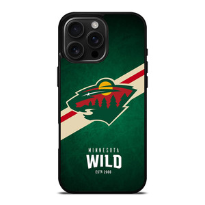 MINNESOTA WILD LOGO iPhone 16 Pro Max Case MINNESOTA WILD LOGO iPhone 16 Pro Max Case