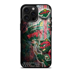 MINNESOTA WILD SYMBOL iPhone 16 Pro Max Case MINNESOTA WILD SYMBOL iPhone 16 Pro Max Case