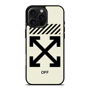 OFF WHITE LOGO iPhone 16 Pro Max Case