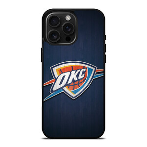 OKLAHOMA CITY THUNDER LOGO iPhone 16 Pro Max Case