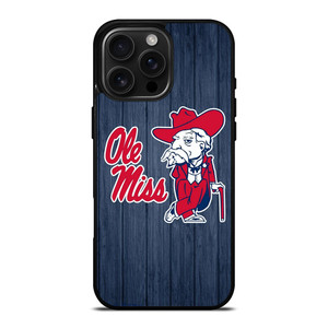 OLE MISS BASEBALL LOGO iPhone 16 Pro Max Case