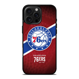 PHILADELPHIA 76ERS NBA iPhone 16 Pro Max Case PHILADELPHIA 76ERS NBA iPhone 16 Pro Max Case