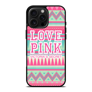 PINK VICTORIA'S SECRET iPhone 16 Pro Max Case PINK VICTORIA'S SECRET iPhone 16 Pro Max Case