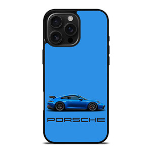 PORSCHE CAR BLUE iPhone 16 Pro Max Case PORSCHE CAR BLUE iPhone 16 Pro Max Case