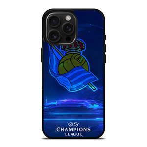 REAL SOCIEDAD LOGO ART iPhone 16 Pro Max Case