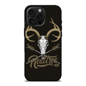 REALTREE DEER SKULL LOGO iPhone 16 Pro Max Case